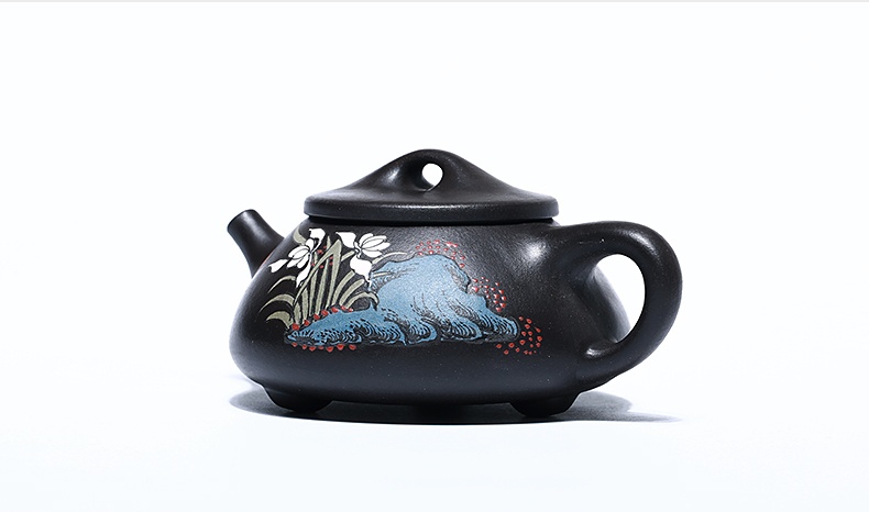 石瓢手工紫砂壺，精致典雅紫砂壺